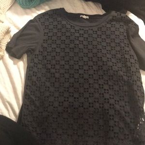 A charcoal grey gap t-shirt